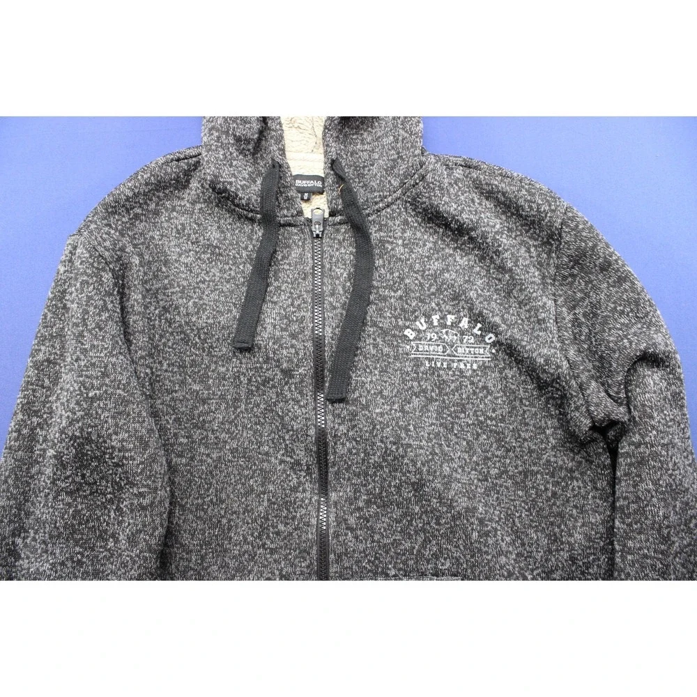 Buffalo David Bitton Fleece Jacket Full Zip Size Medium